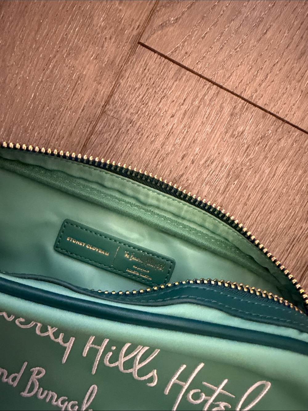 Stoney Clover Lane x The Beverly Hills Hotel Small Pouch - Picture 2 of 3